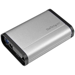 StarTech.com USB 3.0 Capture Device for High-Performance DVI Video - 1080p 60fps - Aluminum - TAA
