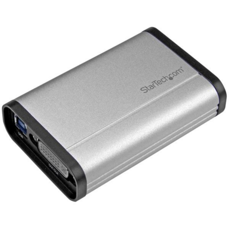 StarTech.com USB 3.0 Capture Device for High-Performance DVI Video - 1080p 60fps - Aluminum - TAA