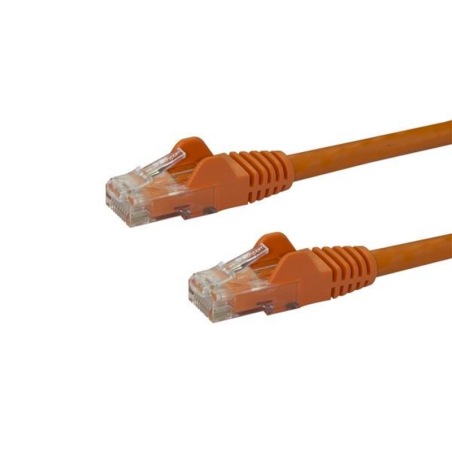 StarTech.com 7m CAT6 Ethernet Cable - Orange CAT 6 Gigabit Ethernet Wire -650MHz 100W PoE RJ45 UTP Network/Patch Cord Snagless w