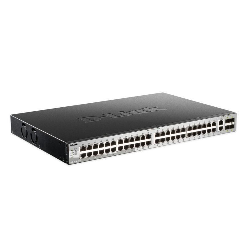 D-Link DGS-3130-54TS Managed L3 Gigabit Ethernet (10/100/1000) Black, Grey