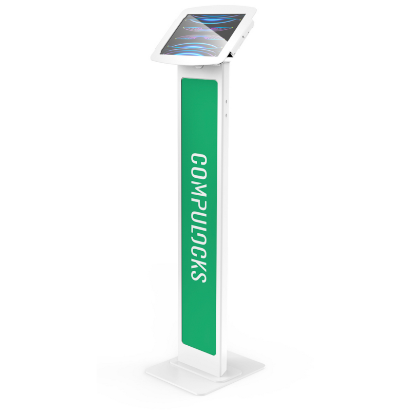 Compulocks iPad Pro 11" (1-4th Gen) Space Enclosure Brandable Floor Stand White