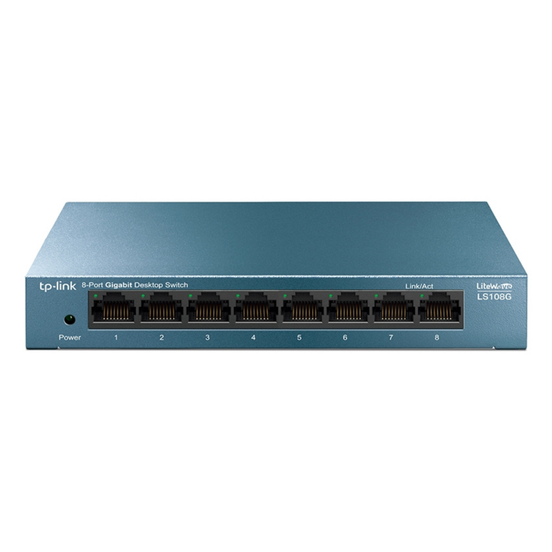 TP-Link LS108G network switch Unmanaged Gigabit Ethernet (10/100/1000) Blue
