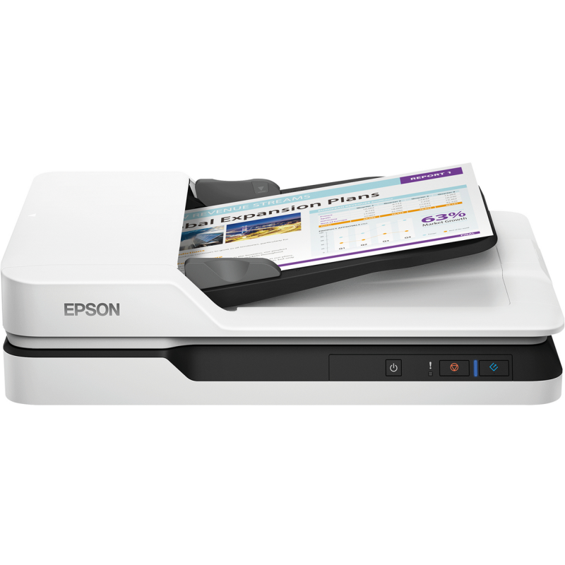 Epson WorkForce DS-1630 Flatbed & ADF scanner 1200 x 1200 DPI A4 Black, White