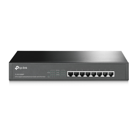 TP-Link TL-SG1008MP network switch Unmanaged Gigabit Ethernet (10/100/1000) Power over Ethernet (PoE) Black