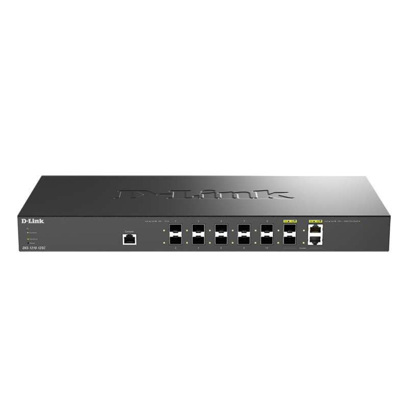 D-Link 10-port 10G SFP+ and 2-port 10GBASE-T/SFP+ Multi-Gigabit Smart Managed Switch