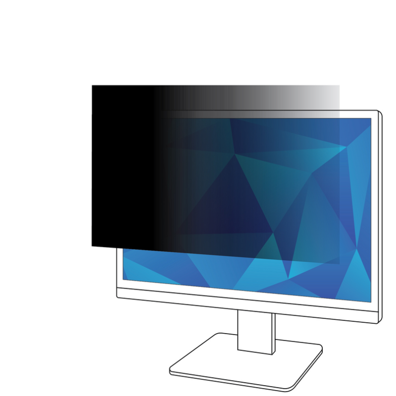3M Privacy Filter for 23.5in Monitor, 16:9, PF235W9B