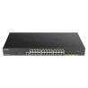 D-Link 24-port Gigabit PoE Smart Managed Switch with 4x 10G SFP+, 370Watts