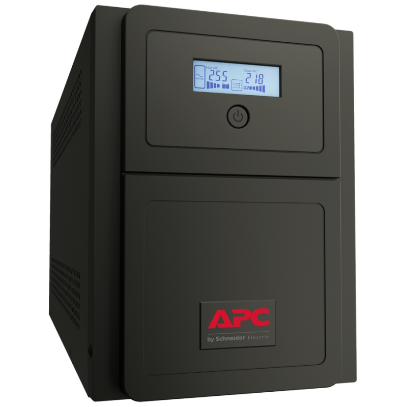 APC Easy UPS 1 Ph Line Interactive, 1000VA, Tower, 230V, 6 IEC C13 outlets, AVR, Dry Contact, LCD, W/O Network Card support