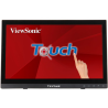 Viewsonic TD1630-3 computer monitor 39.6 cm (15.6") 1366 x 768 pixels HD LCD Touchscreen Multi-user Black