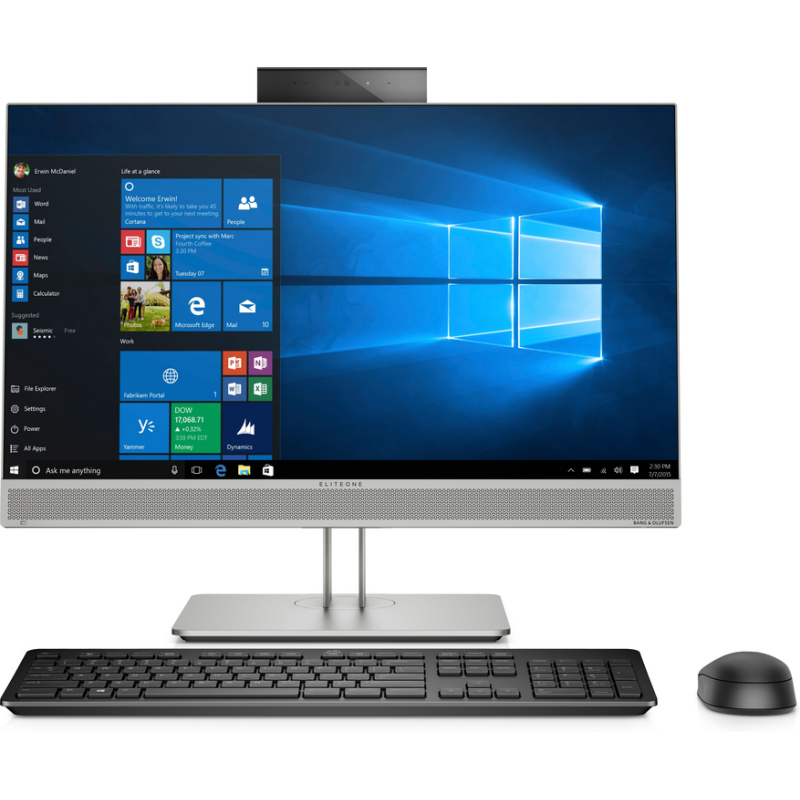 HP EliteOne 800 G5 Intel® Core™ i7 i7-9700 60.5 cm (23.8") 1920 x 1080 pixels Touchscreen All-in-One PC 32 GB DDR4-SDRAM 1 TB SS