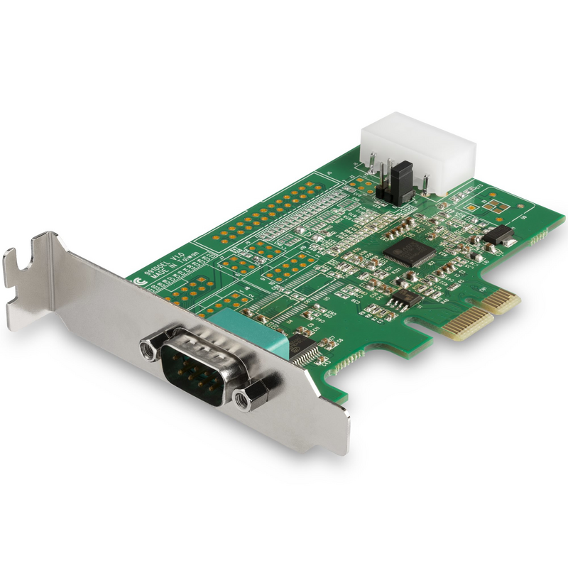 StarTech.com 1-port PCI Express RS232 Serial Adapter Card - PCIe RS232 Serial Host Controller Card - PCIe to Serial DB9 - 16950 