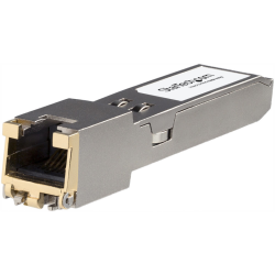 StarTech.com HPE JL563A Compatible SFP+ Module - 10GBASE-T - SFP to RJ45 Cat6/Cat5e - 10GE Gigabit Ethernet SFP+ - RJ-45 30m - H
