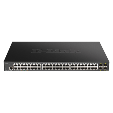 D-Link 48-port Gigabit Smart Managed Switch with 4 x 10G SFP+, 370Watts
