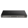 D-Link 48-port Gigabit Smart Managed Switch with 4 x 10G SFP+, 370Watts