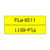 Brother FLE-6511 label-making tape Black on yellow
