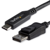 StarTech.com 6ft/1.8m USB C to DisplayPort 1.4 Cable - 4K/5K/8K USB Type-C to DP 1.4 Alt Mode Video Adapter Converter - HBR3/HDR