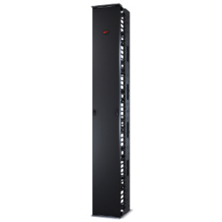 APC Performance, Vertical Cable Manager for 2 & 4 Post Racks, 84"H x 12"W, Single-Sided with Door