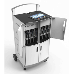 Compulocks CartiPad Duo Tablet / Laptop Charging Rolling Cart 32 Devices UK Power Plug