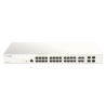 D-Link 28-Port Gigabit PoE+ Nuclias Smart Managed Switch including 4x 1G Combo Ports, 193W