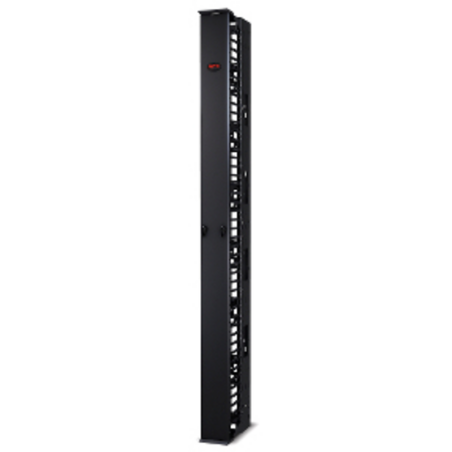 APC Performance,Vertical Cable Manager for 2 & 4 Post Racks, 84"H x 6"W, Single-Sided with Door