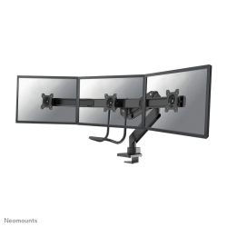 Neomounts NM-D775DX3BLACK Monitor arm 17-27" - gas spring - Topfix - 180°-stop
