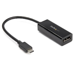 StarTech.com USB C to DisplayPort Adapter - 8K/5K/4K USB Type C to DP 1.4 Alt Mode Video Converter - HBR3/DSC/HDR - 8K 60Hz Thun