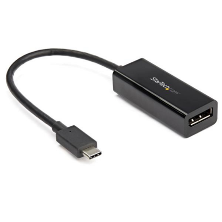 StarTech.com USB C to DisplayPort Adapter - 8K/5K/4K USB Type C to DP 1.4 Alt Mode Video Converter - HBR3/DSC/HDR - 8K 60Hz Thun