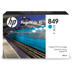 HP 849 400-ml Cyan PageWide XL Ink Cartridge