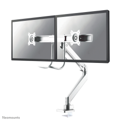 Neomounts NM-D775DXWHITE Monitor arm 10-32" - gas spring - Topfix - 180°-stop