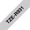 Brother TZE-R931 label-making tape Black on silver