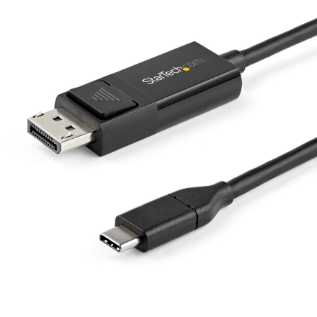 StarTech.com 3ft (1m) USB C to DisplayPort 1.2 Cable 4K 60Hz - Bidirectional DP to USB-C or USB-C to DP Reversible Video Adapter