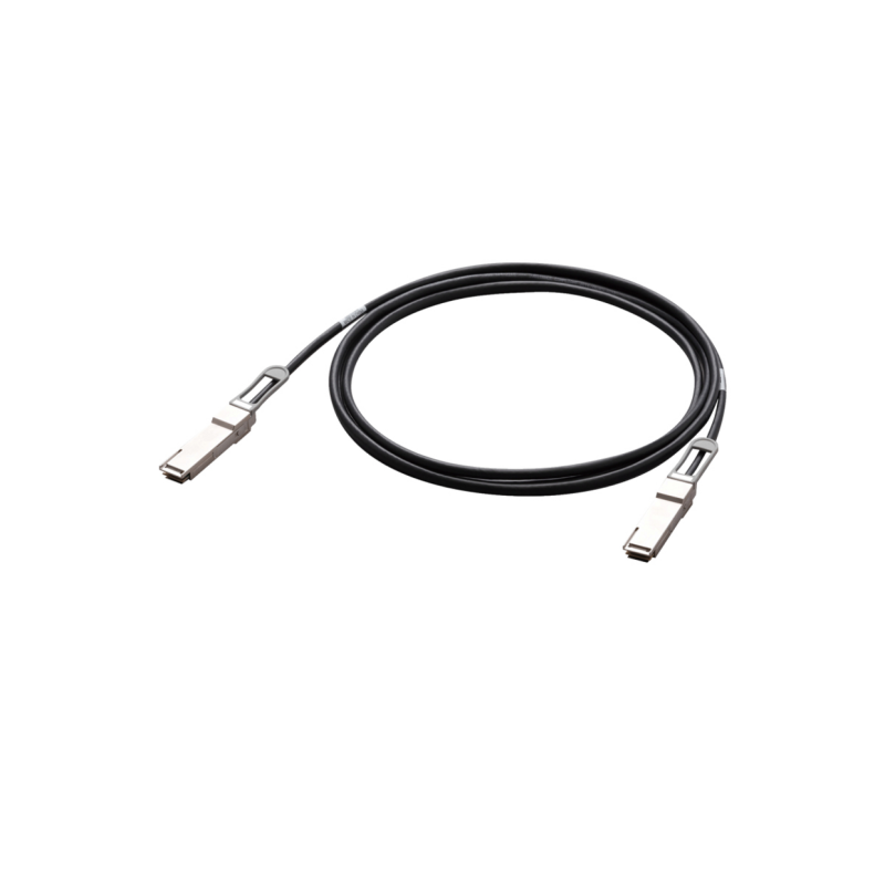 Allied Telesis AT-QSFP28-1CU Serial Attached SCSI (SAS) cable 1 m 25.8 Gbit/s Black, Silver