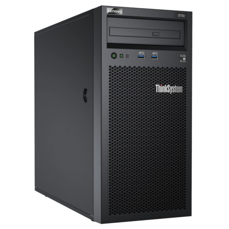 Lenovo ThinkSystem ST50 server 4 TB Tower (4U) Intel Xeon E E-2224G 3.5 GHz 8 GB DDR4-SDRAM 250 W