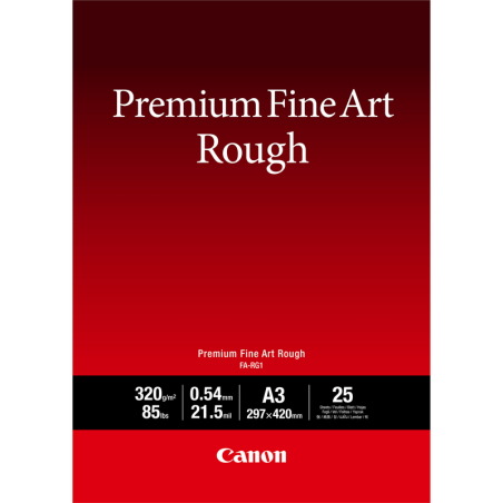 Canon FA-RG1 Premium Fine Art Rough Paper, A3, 25 sheets