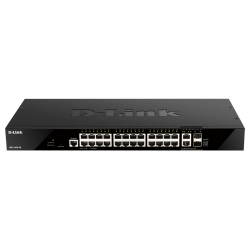 D-Link 28-Port Gigabit Stackable Smart Managed Switch with 2 x 10GBase-T & 2 x 10G SFP+