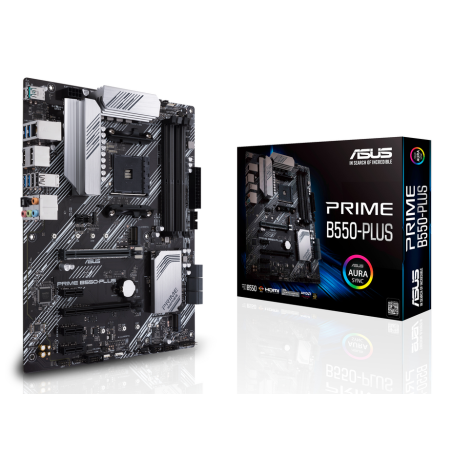 ASUS PRIME B550-PLUS AMD B550 Socket AM4 ATX