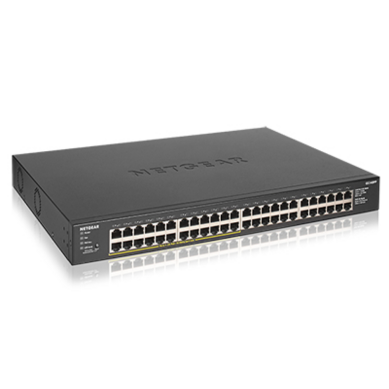 NETGEAR GS348PP Unmanaged Gigabit Ethernet (10/100/1000) Power over Ethernet (PoE) Black