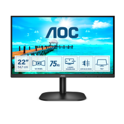 AOC B2 22B2H/EU LED display 54.6 cm (21.5") 1920 x 1080 pixels Full HD Black