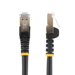 StarTech.com 5m CAT6a Ethernet Cable - 10 Gigabit Shielded Snagless RJ45 100W PoE Patch Cord - 10GbE STP Network Cable w/Strain 