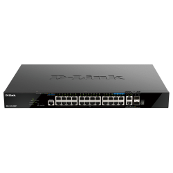 D-Link 28-Port Gigabit Stackable POE+ Smart Managed Switch with 2 x 10GBase-T & 2 x 10G SFP+