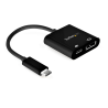 StarTech.com USB C to DisplayPort Adapter with Power Delivery - 8K 60Hz /4K 120Hz USB Type C to DP 1.4 Video Converter w/ 60W PD