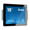 iiyama ProLite TF1515MC-B1 computer monitor 38.1 cm (15") 1024 x 768 pixels LED Touchscreen Black