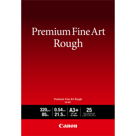 Canon FA-RG1 Premium Fine Art Rough Paper, A3 Plus, 25 sheets