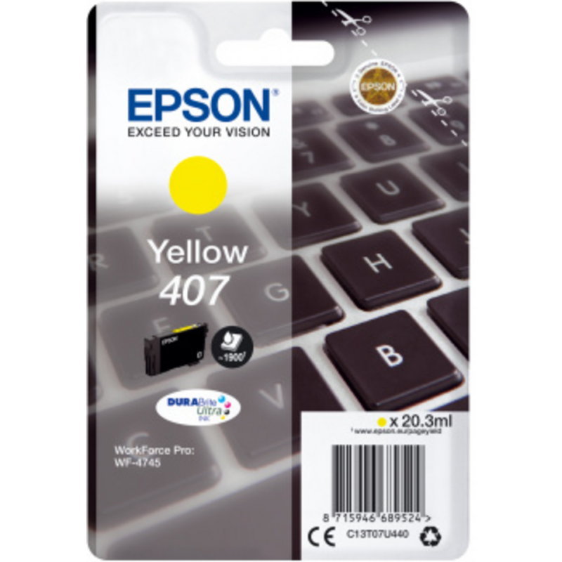 Epson WF-4745 ink cartridge 1 pc(s) Original High (XL) Yield Yellow