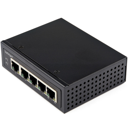 StarTech.com Industrial 5 Port Gigabit PoE Switch - 30W - Power Over Ethernet Switch - Hardened GbE PoE+ Unmanaged Switch - Rugg