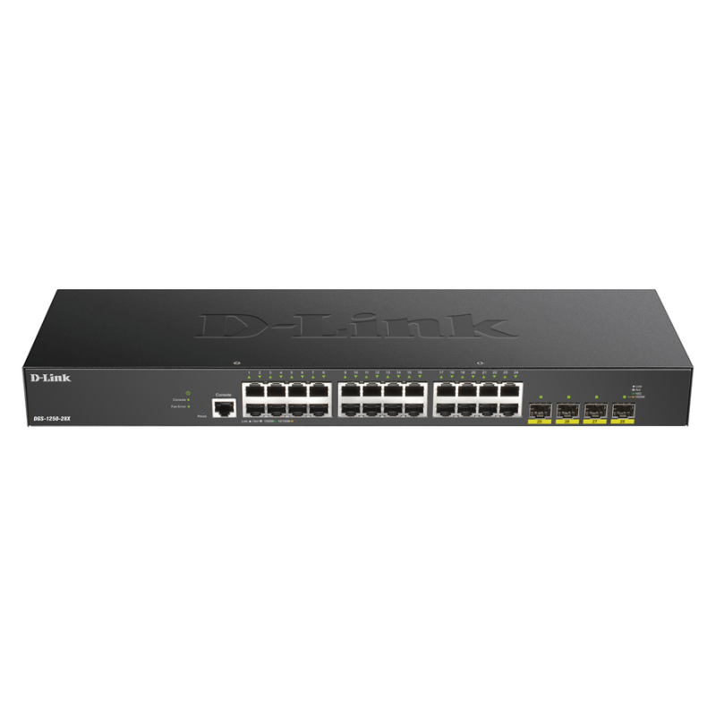 D-Link 24-port Gigabit Smart Managed Switch with 4x 10G SFP+