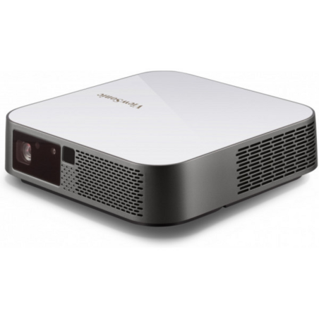Viewsonic M2e Short throw projector 1000 ANSI lumens LED 1080p (1920x1080) 3D Grey, White