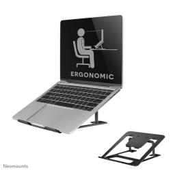 Neomounts NSLS085BLACK Laptop stand 10-17" - foldable - compact - universal