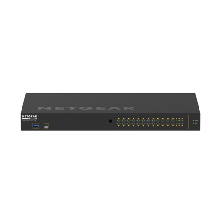 NETGEAR GSM4230P-100EUS network switch Managed L2/L3 Gigabit Ethernet (10/100/1000) Power over Ethernet (PoE) 1U Black