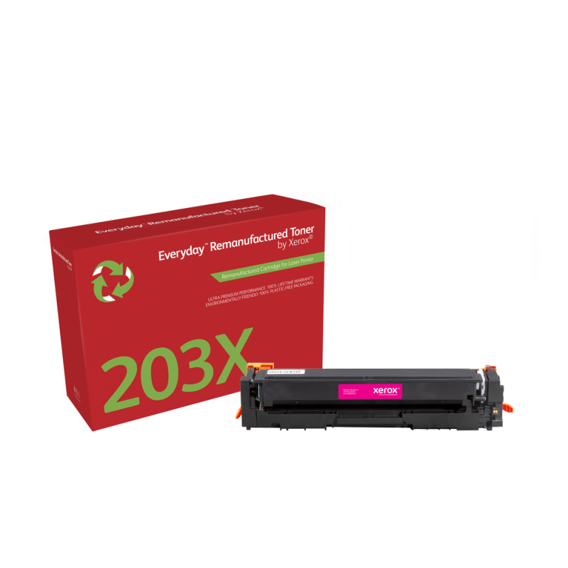 Everyday™ Magenta Remanufactured Toner by Xerox compatible with HP 203X (CF543X), High capacity